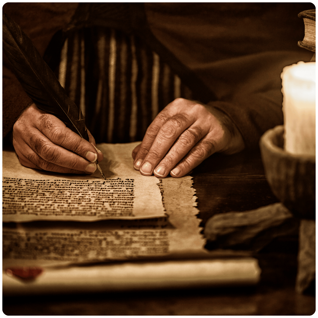 ELIZABETH APRIL SCRIBE OR WRITER CARD