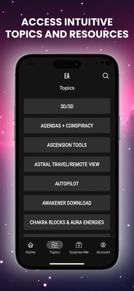 ELIZABETH APRIL APP SCREENSHOT