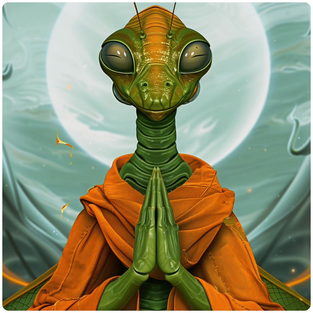 ELIZABETH APRIL MANTIS CARD