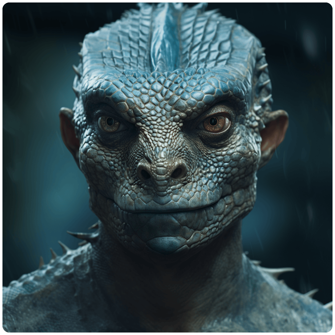 ELIZABETH APRIL REPTILIAN CARD